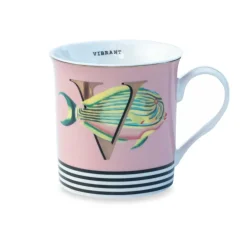 Yvonne Ellen the Gold Edition Alphabet Mugs